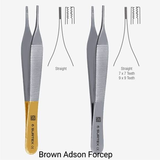 Brown adson forcep