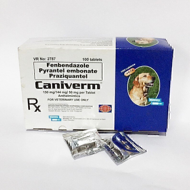 caniverm tablet for dewroming dogs and cats